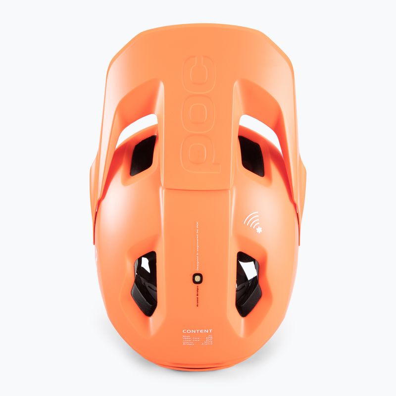 Κράνος ποδηλάτου POC Otocon Race MIPS fluorescent orange avip/uranium black matt 6