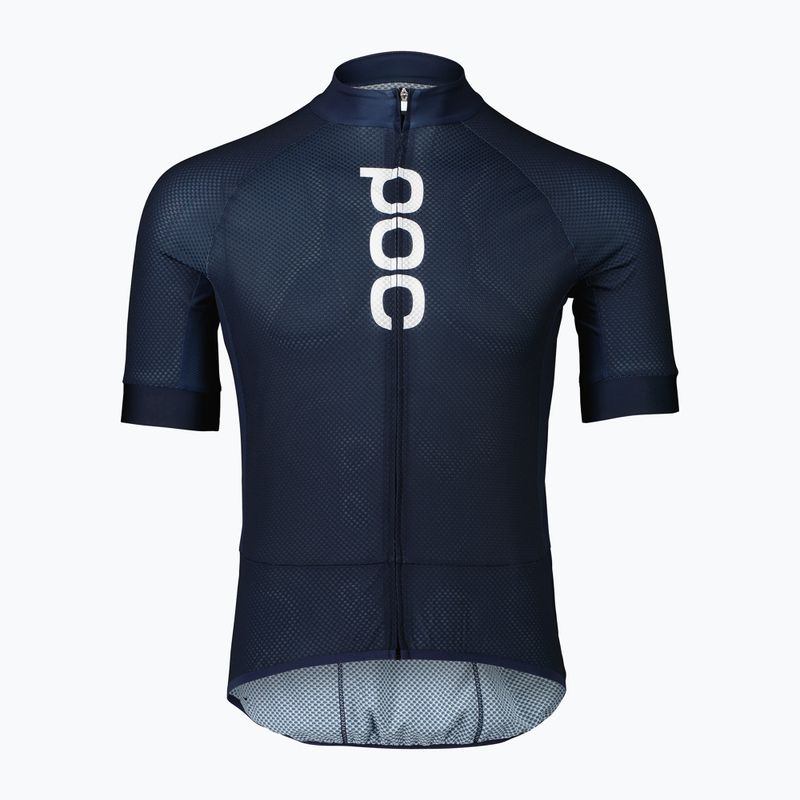 Ανδρική ποδηλατική φανέλα POC Essential Road Logo turmaline navy 6