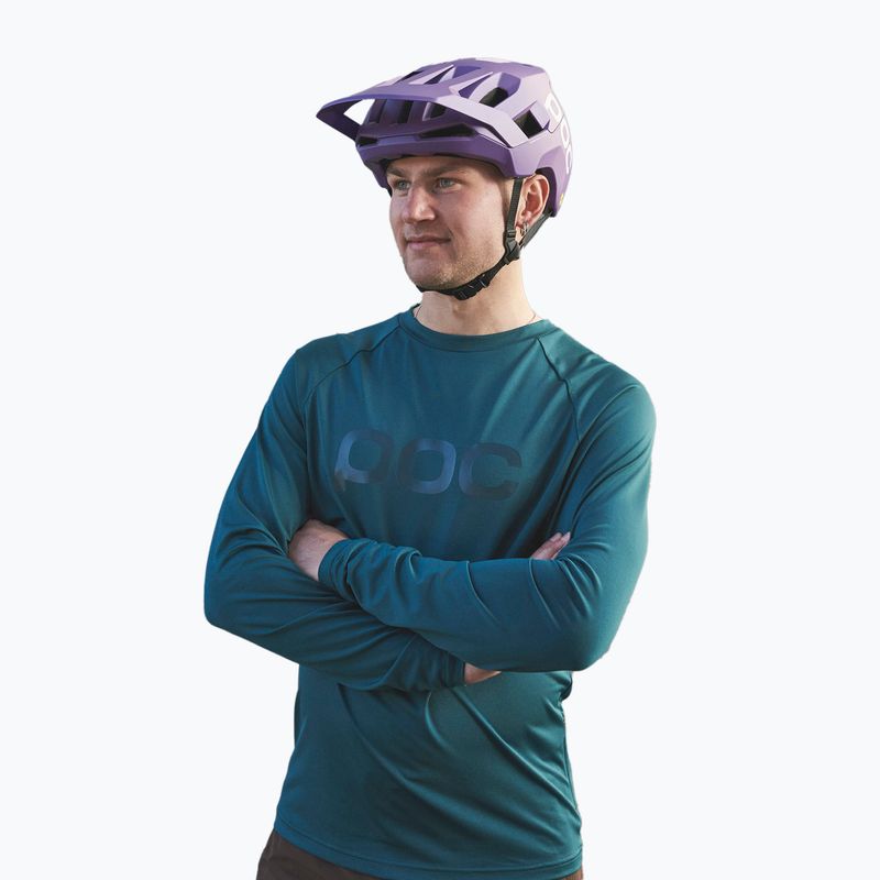 Ανδρικό ποδηλατικό μακρυμάνικο POC Reform Enduro Jersey dioptase blue