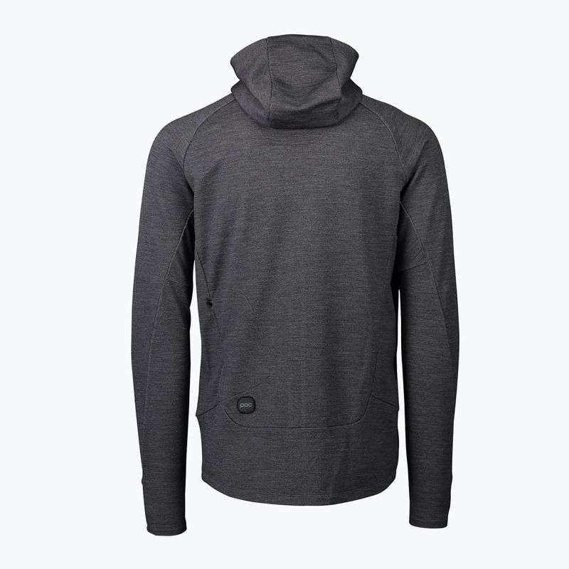 Ανδρικό φούτερ για πεζοπορία POC Merino Zip Hood sylvanite grey melange 6