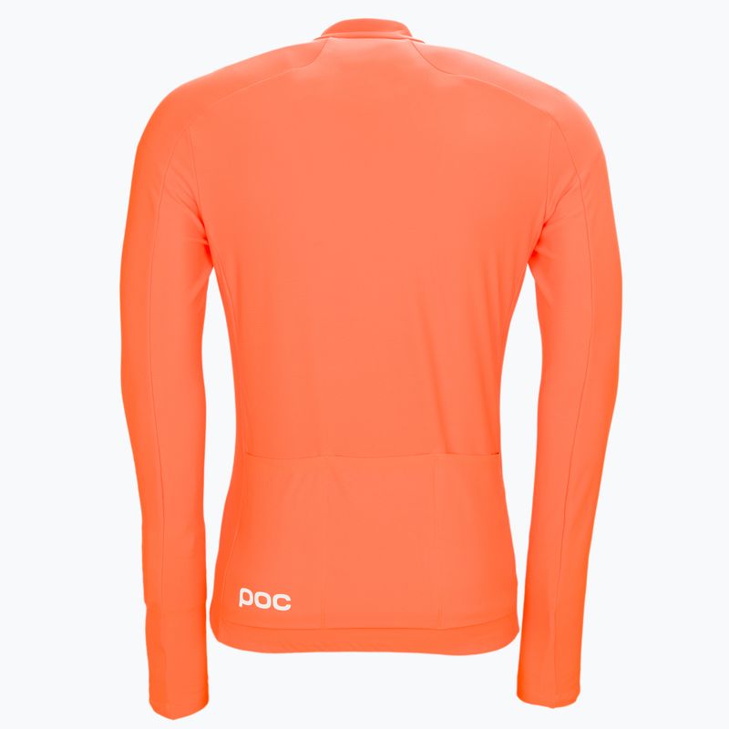 Ανδρικό ποδηλατικό μακρυμάνικο POC Radiant Jersey zink orange 7