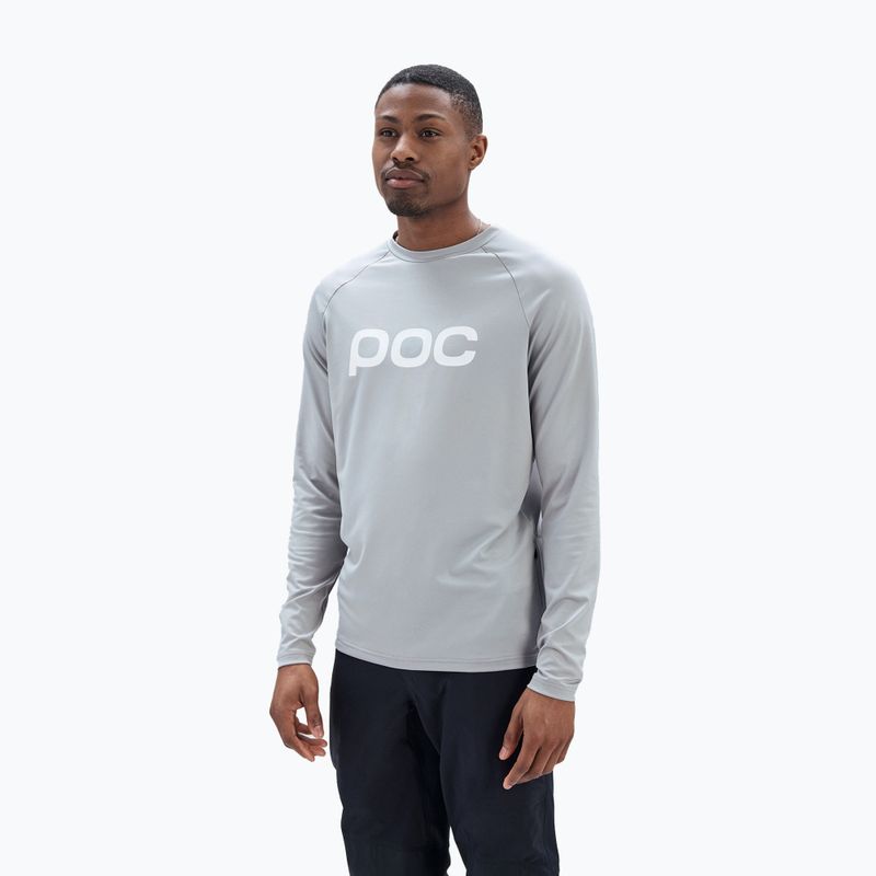 Ανδρικό ποδηλατικό μακρυμάνικο POC Reform Enduro Jersey alloy grey