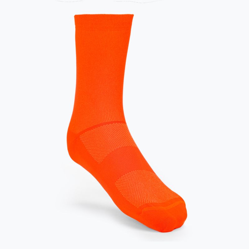 Κάλτσες ποδηλασίας POC Fluo Mid fluorescent orange