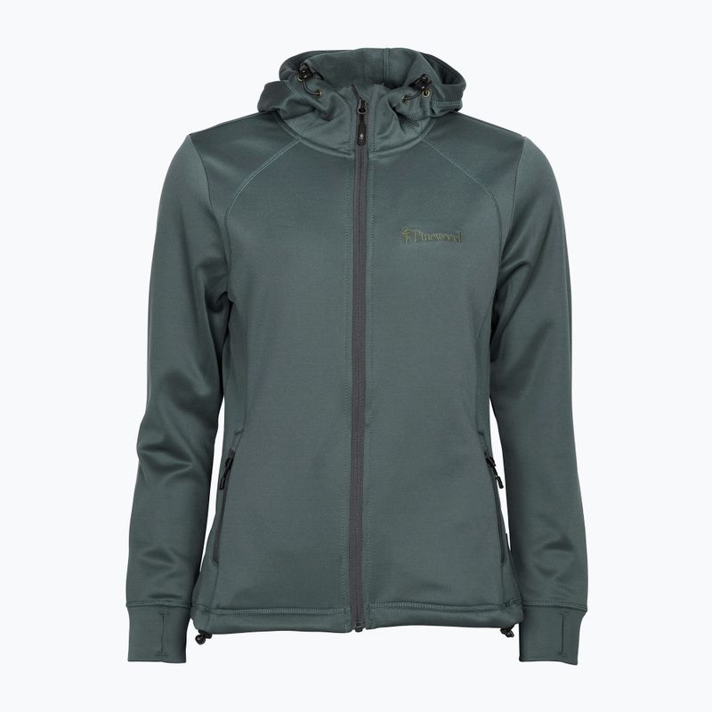 Γυναικείο φούτερ trekking Pinewood Finnveden Hoodie d.storm μπλε 9