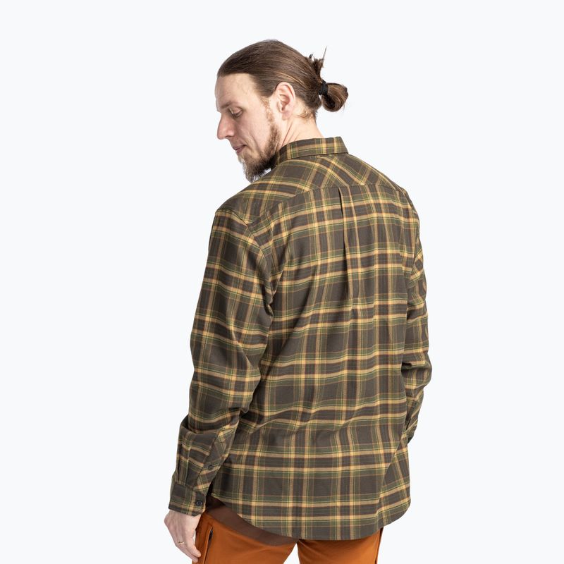 Ανδρικό πουκάμισο Pinewood Abisko Hiking Flannel moss green 3