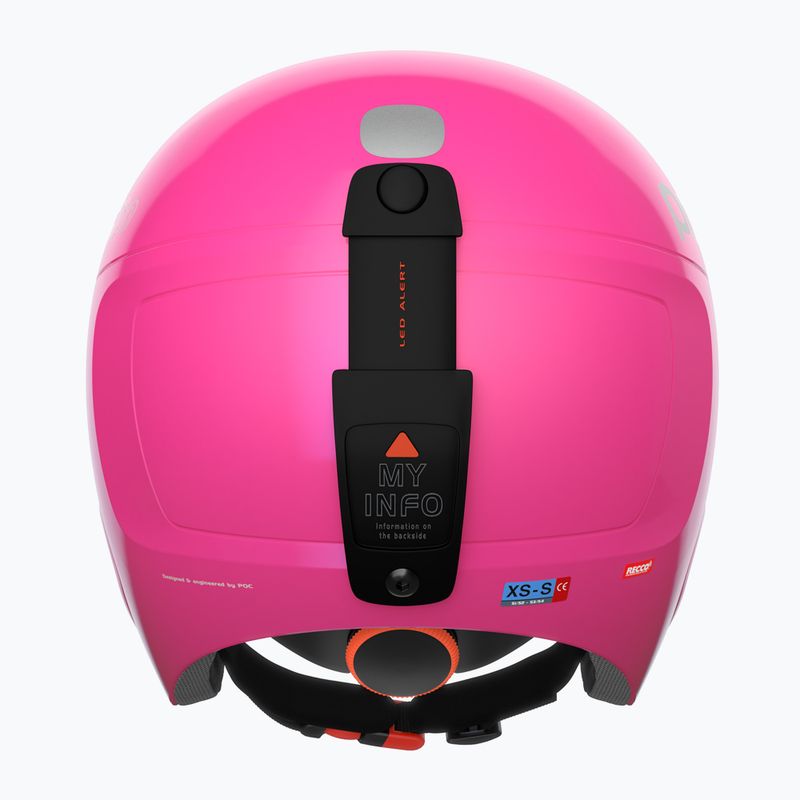 Παιδικό κράνος σκι POC POCito Skull fluorescent pink 4