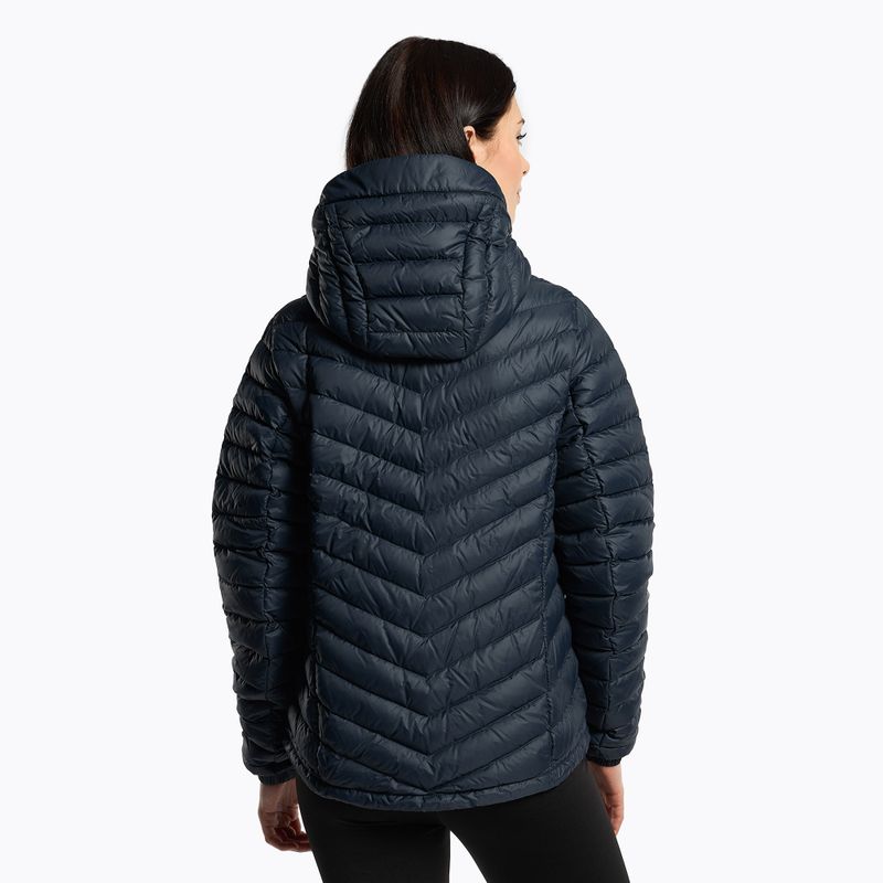 Γυναικείο μπουφάν σκι Peak Performance Frost Down Hood navy blue G76433040 3