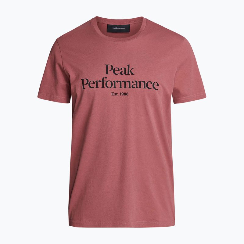 Ανδρικό πουκάμισο trekking Peak Performance Original Tee καφέ G77266240 5