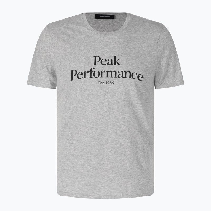 Ανδρικό πουκάμισο πεζοπορίας Peak Performance Original Tee γκρι G77692090 3