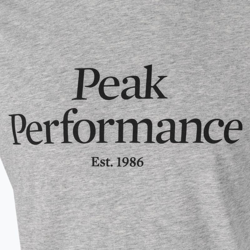 Ανδρικό πουκάμισο πεζοπορίας Peak Performance Original Tee γκρι G77692090 5