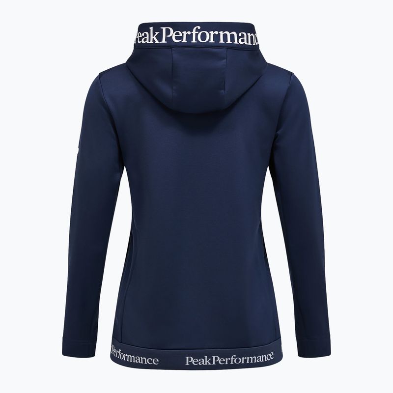 Γυναικείο φούτερ Peak Performance Rider Tech Zip Hood blue shadow 4