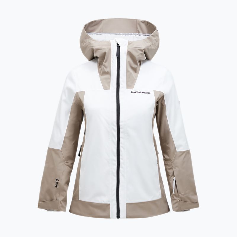 Γυναικείο μπουφάν σκι Peak Performance Rider Tech Insulated off white