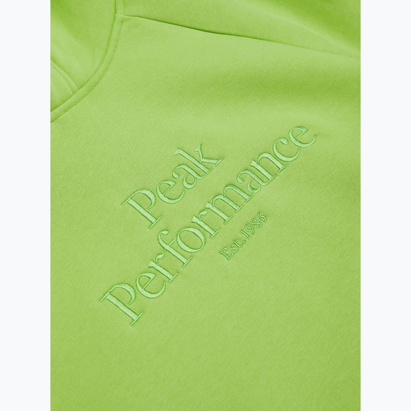 Ανδρικό φούτερ Peak Performance Original Hood stand out green 6