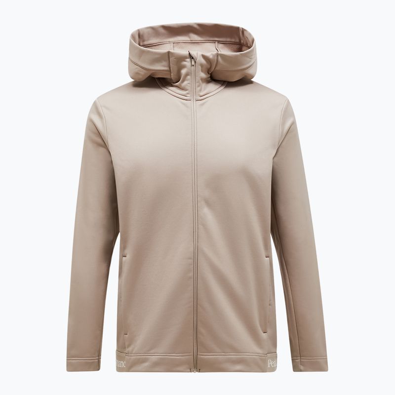 Ανδρικό φούτερ Peak Performance Rider Tech Zip Hood avid beige 4