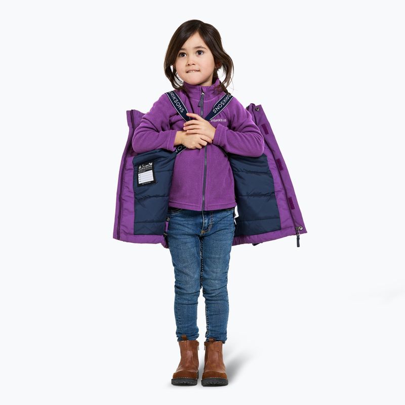 Παιδικό χειμωνιάτικο μπουφάν Didriksons Bjärven Parka royal purple 4