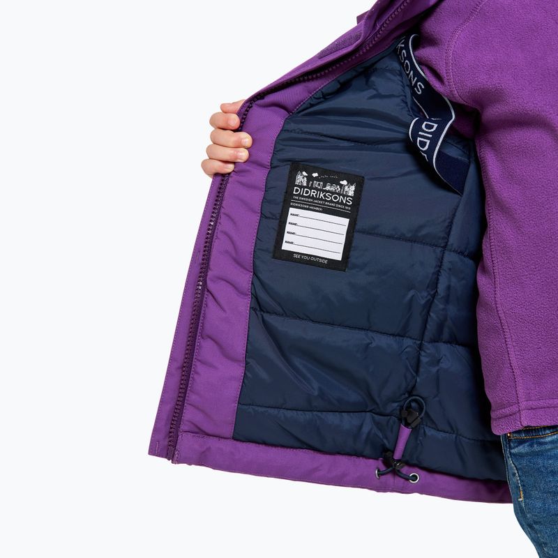 Παιδικό χειμωνιάτικο μπουφάν Didriksons Bjärven Parka royal purple 8