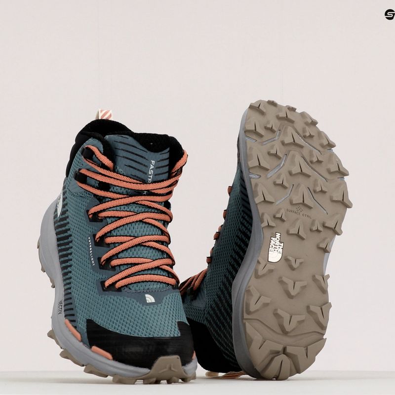 Γυναικείες μπότες πεζοπορίας The North Face Vectiv Fastpack Mid Futurelight μπλε NF0A5JCX4AB1 10