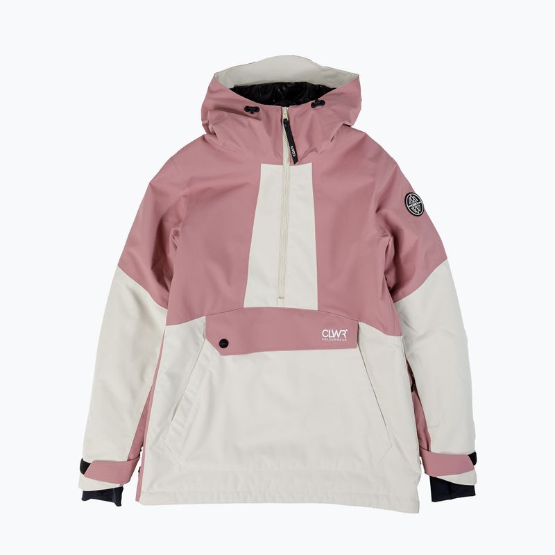 Γυναικείο Colourwear Homage Anorak 2.0 off-white μπουφάν snowboard