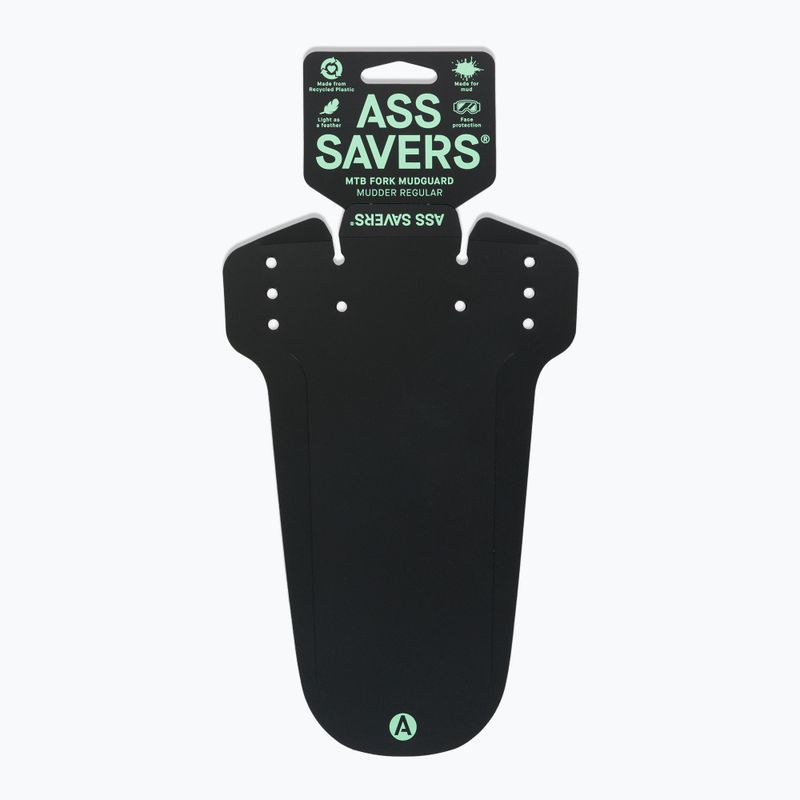 Ass Savers Mudder Μπροστινό φτερό ποδηλάτου μαύρο MFR-1-BLK