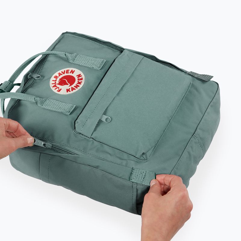 Fjällräven Kanken 16 l σακίδιο πεζοπορίας παγωμένο πράσινο 5