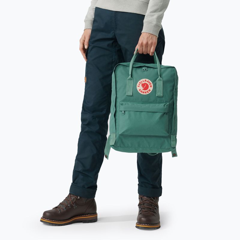 Fjällräven Kanken 16 l σακίδιο πεζοπορίας παγωμένο πράσινο 12