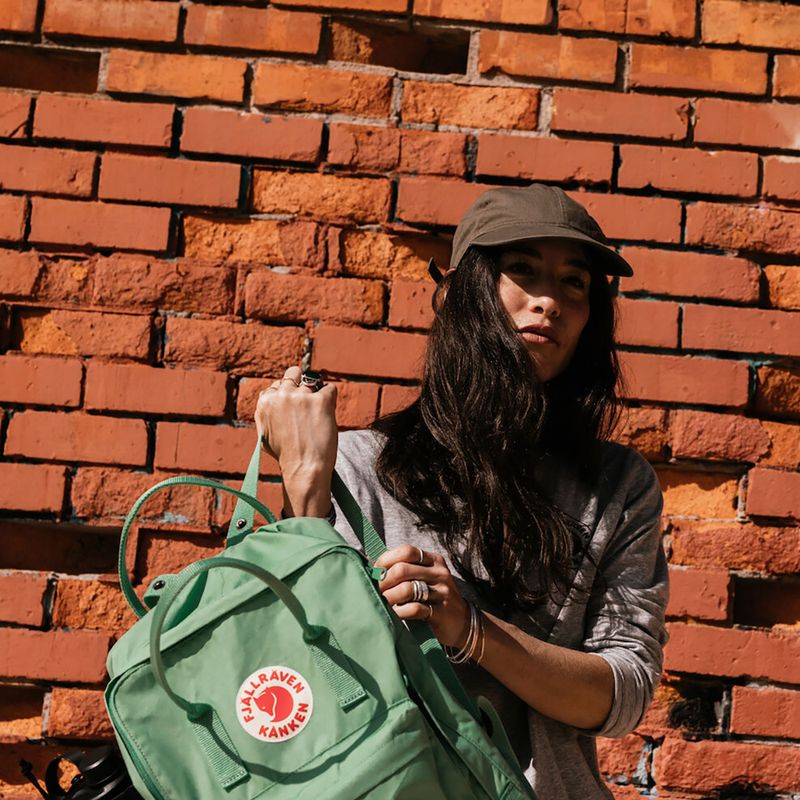 Fjällräven Kanken 16 l σακίδιο πεζοπορίας παγωμένο πράσινο 15