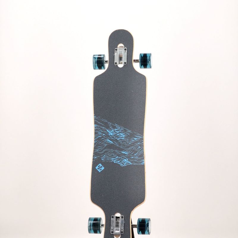 Street Surfing Curve Drop Through Freeride longboard 39" καφέ 9