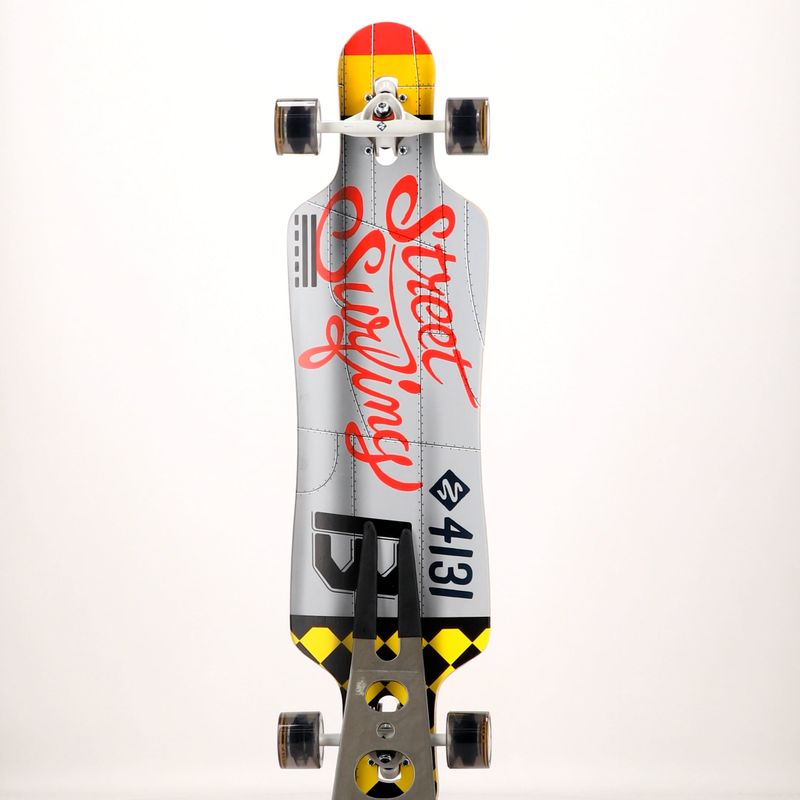 Street Surfing Curve Drop Through Freeride longboard 39" γκρι 9