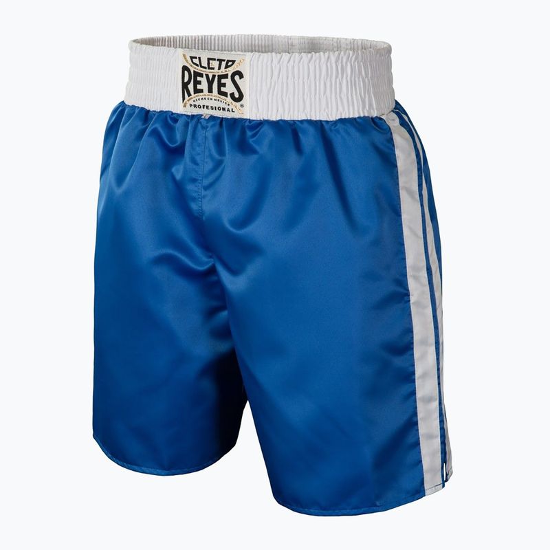 Ανδρικό σορτς μποξ Cleto Reyes Satin Boxing blue/white