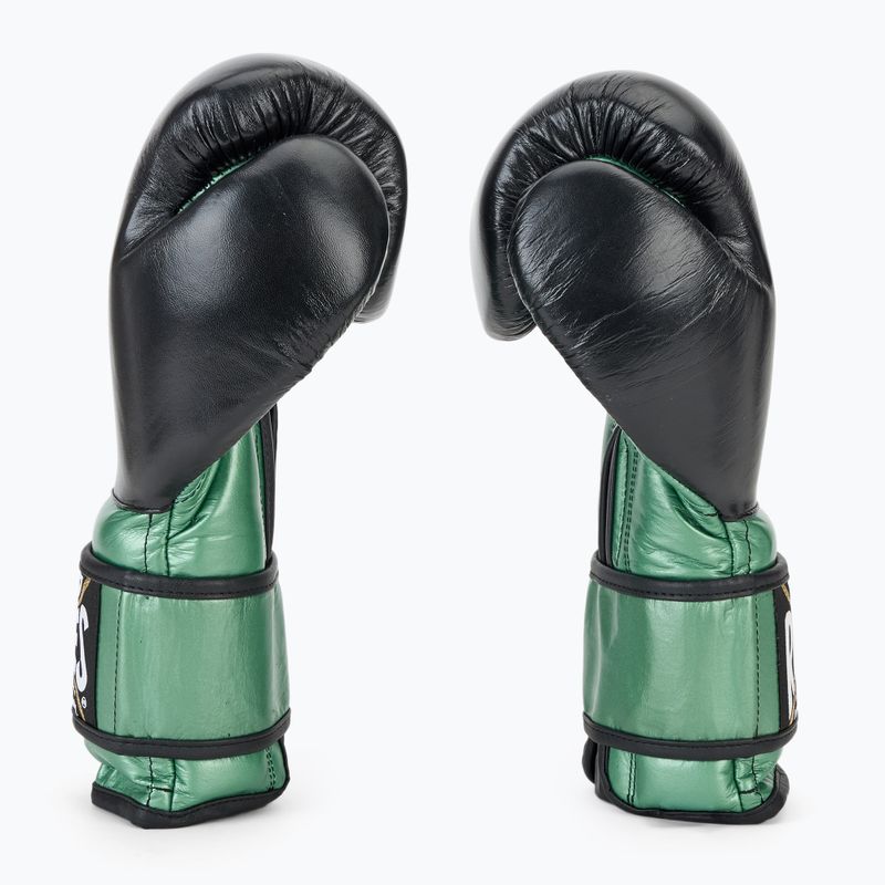 Γάντια του μποξ Cleto Reyes Velcro Sparring green metalic pistachio/black 4