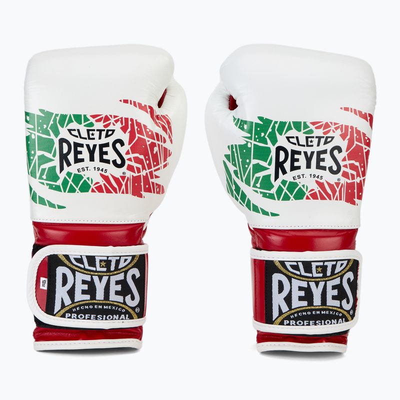 Γάντια του μποξ Cleto Reyes Velcro Sparring red/white green red