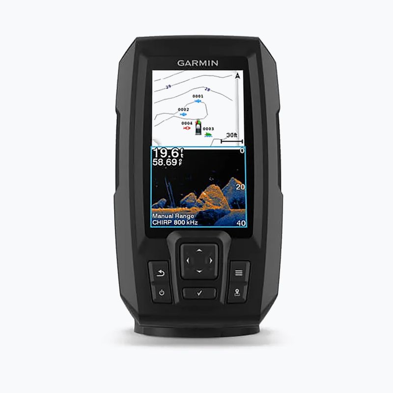 Garmin Striker Vivid 4CV αλιευτικό ηχοβολιστικό με μετατροπέα μαύρο GT20 010-02550-01