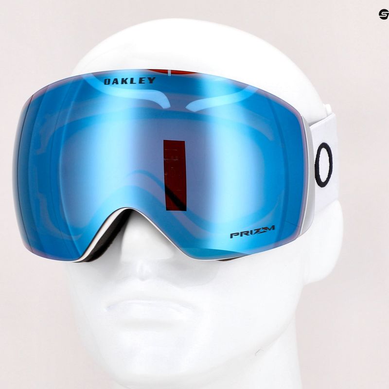 Oakley Flight Deck matte white/prizm snow sapphire iridium γυαλιά σκι OO7050-91 7