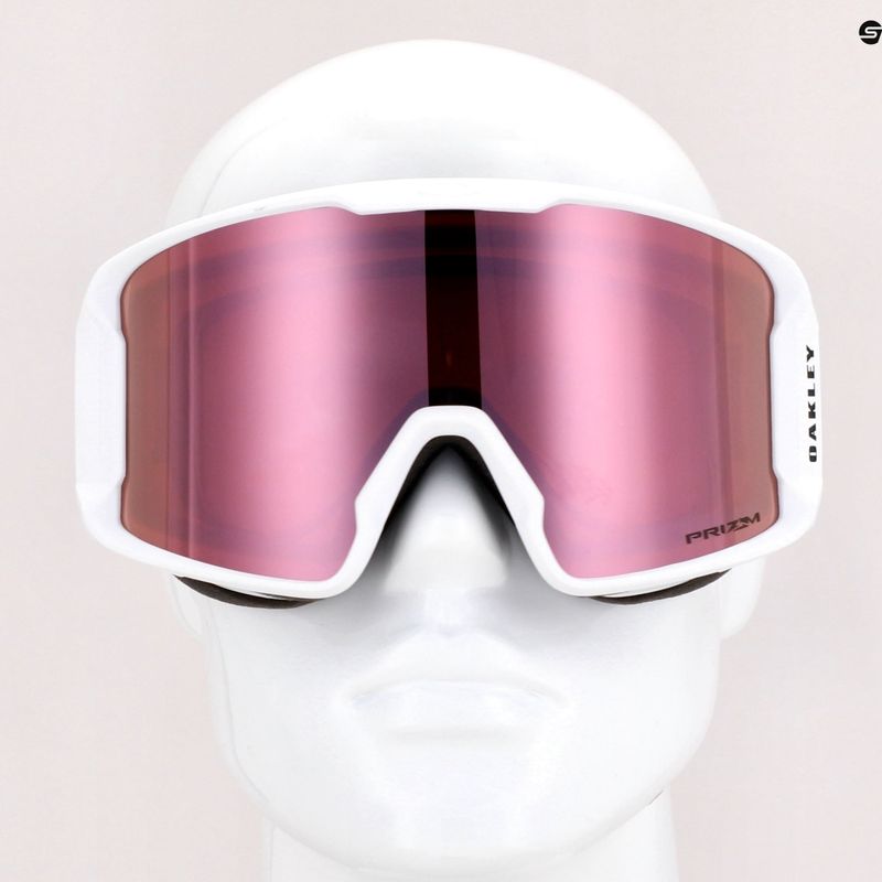 Oakley Line Miner ματ λευκό/prizm rose gold iridium γυαλιά σκι OO7070-C5 7