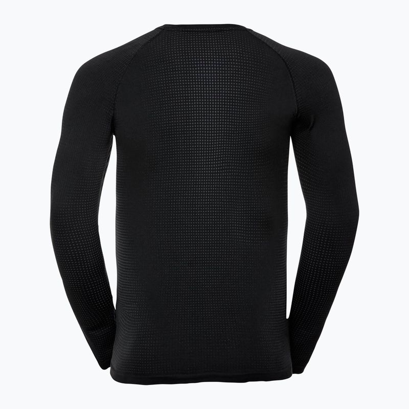 Ανδρικό θερμικό μακρυμάνικο ODLO Performance Warm Bl Top Crew Neck black keystyle 4