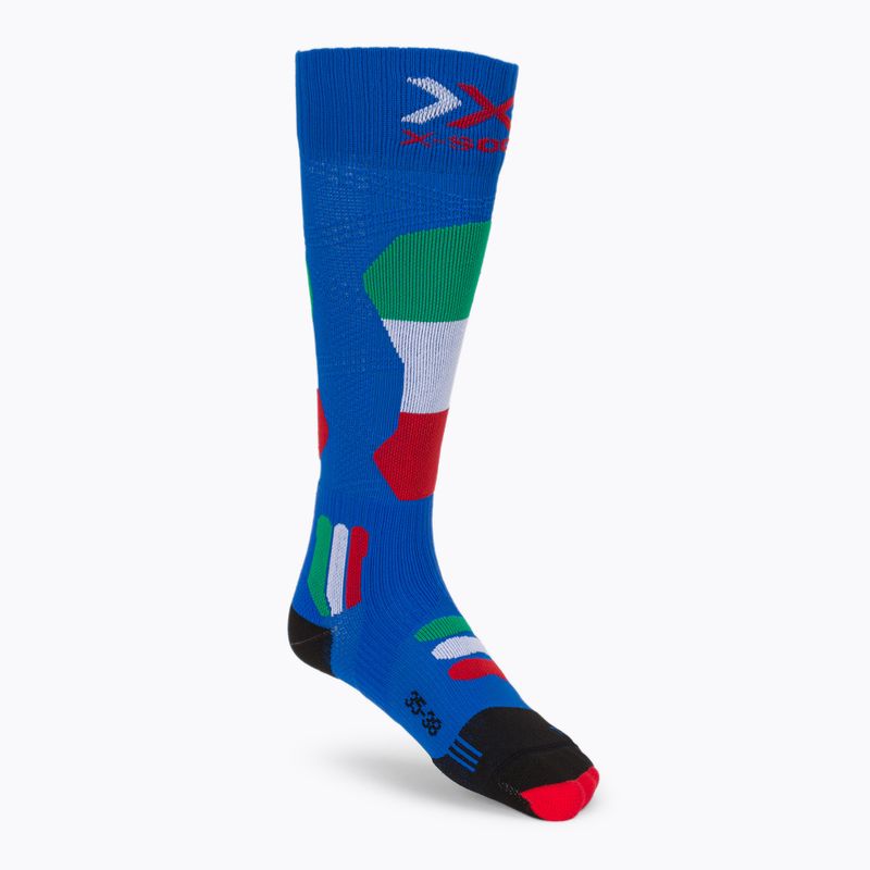 X-Socks Ski Patriot 4.0 Ιταλία μπλε XSSS45W19U κάλτσες σκι 2