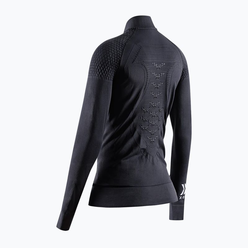 Γυναικείο θερμικό φούτερ X-Bionic Energizer 4.0 Transmission Layer Full Zip opal black/arctic white 3