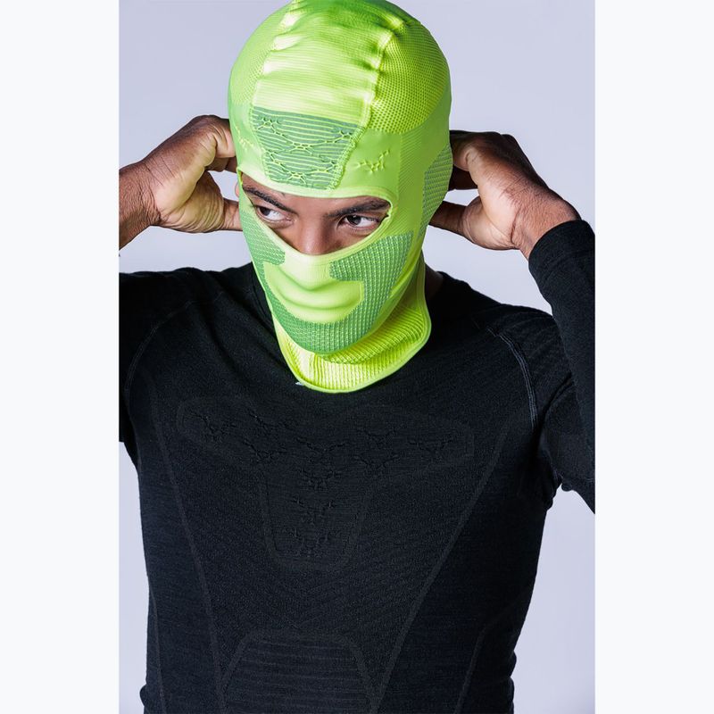 X-Bionic Stormcap hi vis balaclava κίτρινο/γκρι 3