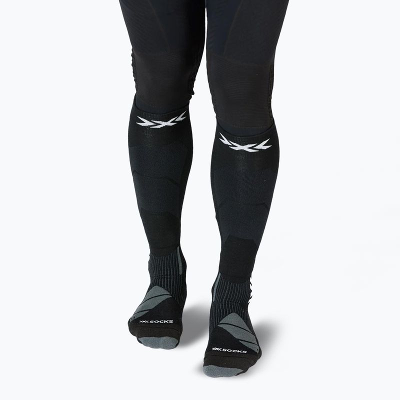 X-Socks Ski Perform Merino Otc x μαύρες/γκρι κάλτσες σκι 2