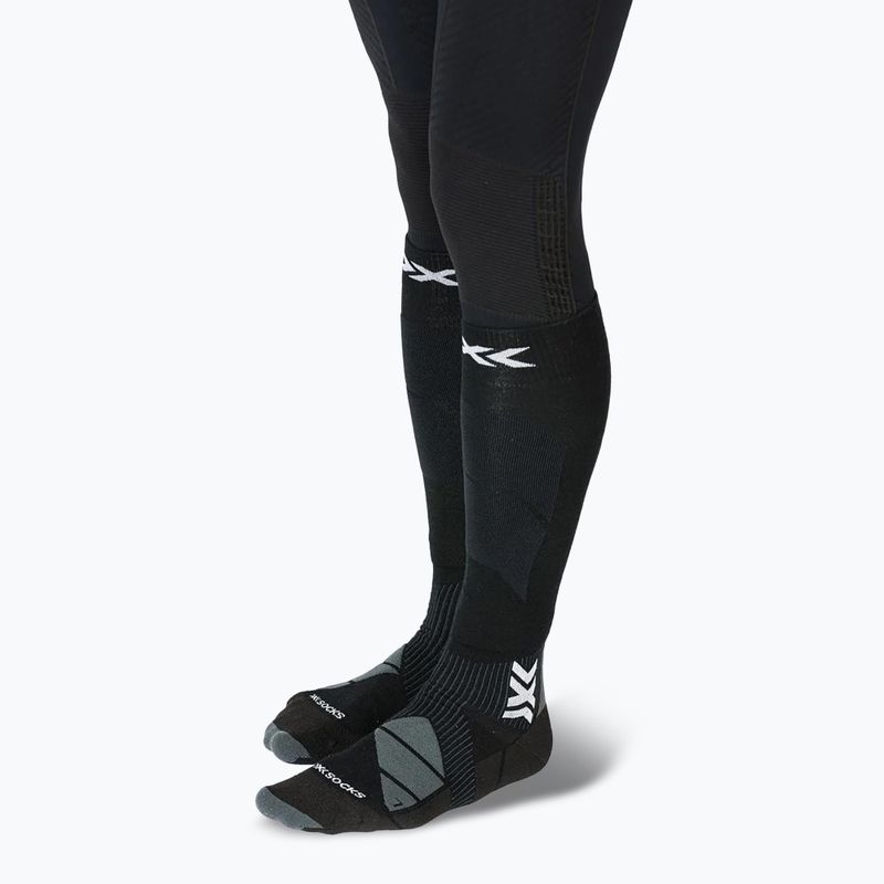 X-Socks Ski Perform Merino Otc x μαύρες/γκρι κάλτσες σκι 4