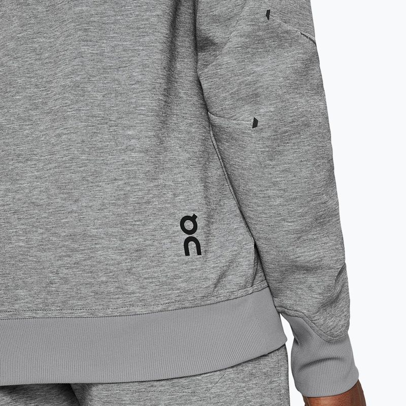 Ανδρικό On Running Hoodie με φερμουάρ γκρι 6