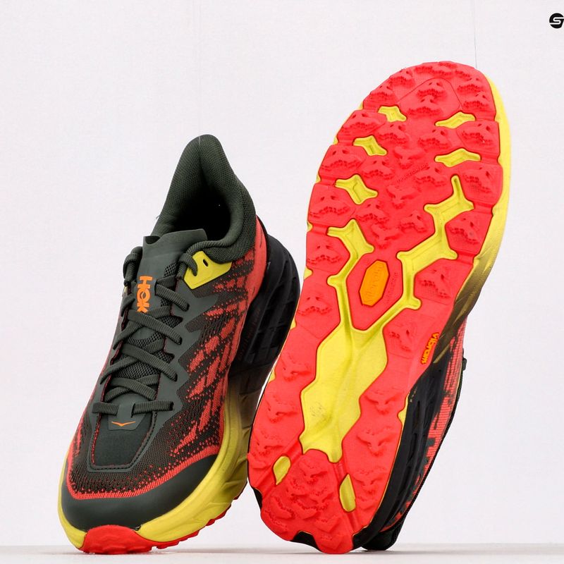 HOKA Speedgoat 5 ανδρικά παπούτσια για τρέξιμο σκούρο πράσινο 1123157-TFST 15