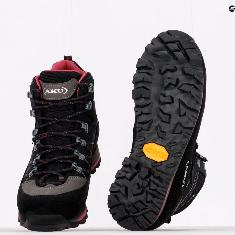 AKU Trekker Lite III GTX γυναικείες μπότες πεζοπορίας μαύρο-ροζ 978-317 11