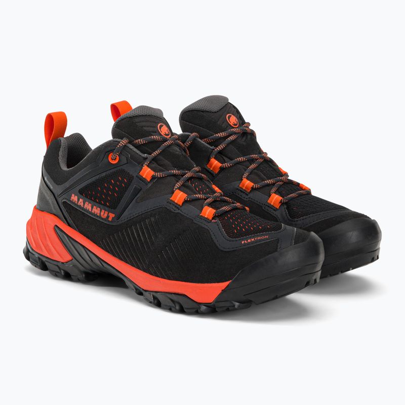 Mammut Sapuen Low GTX ανδρικές μπότες πεζοπορίας μαύρο και κόκκινο 4