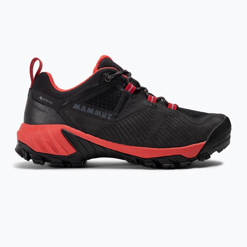 Γυναικείες μπότες πεζοπορίας Mammut Sapuen Low GTX black/sunset 2