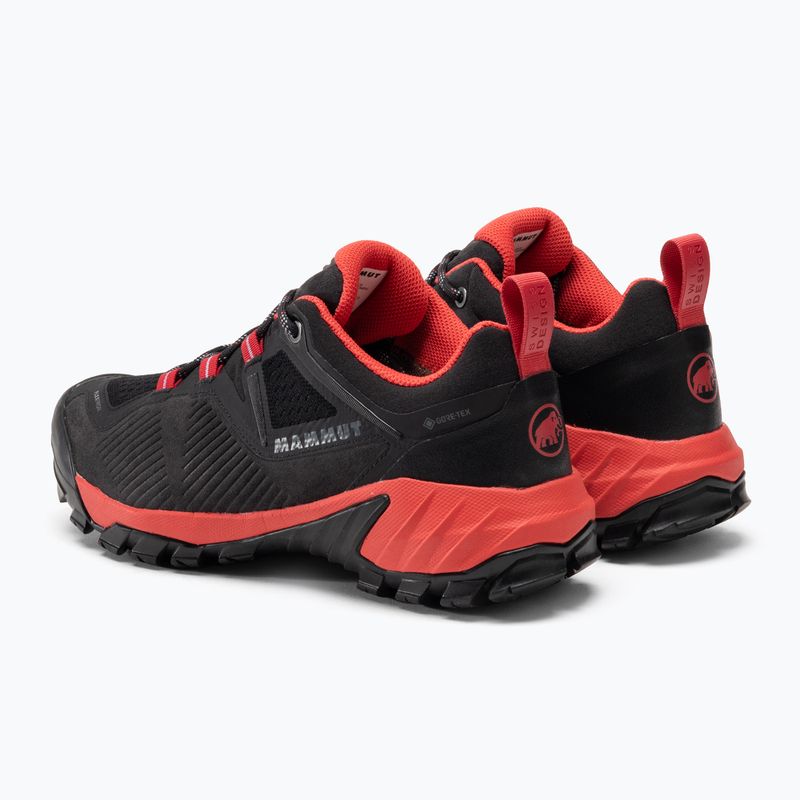 Γυναικείες μπότες πεζοπορίας Mammut Sapuen Low GTX black/sunset 3