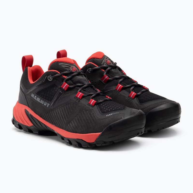 Γυναικείες μπότες πεζοπορίας Mammut Sapuen Low GTX black/sunset 4