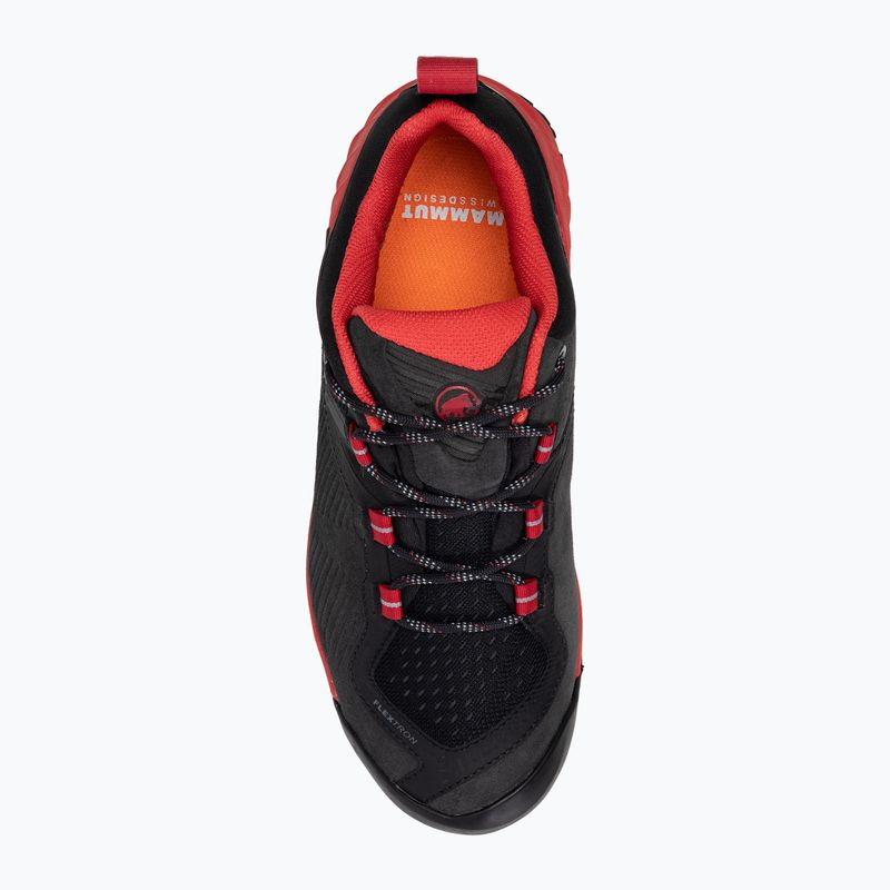 Γυναικείες μπότες πεζοπορίας Mammut Sapuen Low GTX black/sunset 6