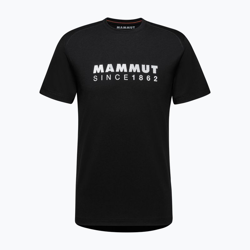 Mammut Trovat Logo ανδρικό T-shirt μαύρο 4