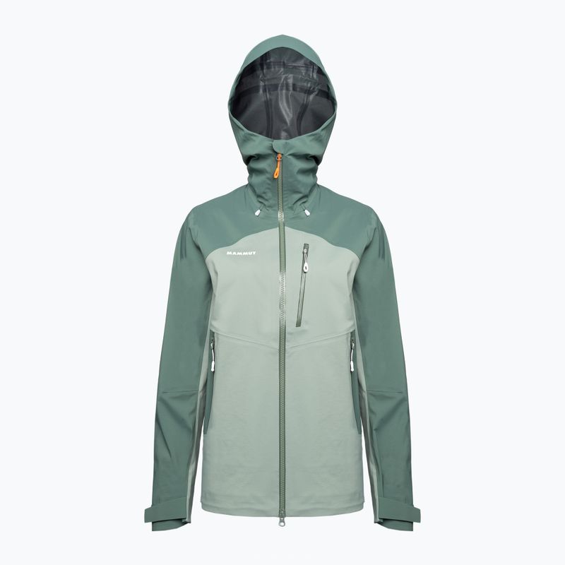 Mammut Alto Guide HS Hooded γυναικείο μπουφάν βροχής πράσινο 1010-29570-40240-114